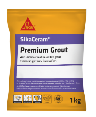 sikaceram premium grout 1kg สีขาว